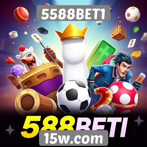 Variedade de jogos disponíveis na plataforma 5588BET1